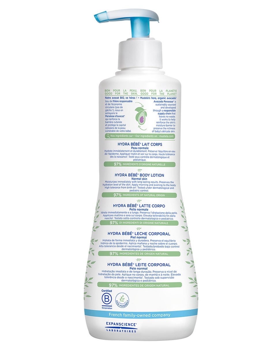 Loción Mustela unisex