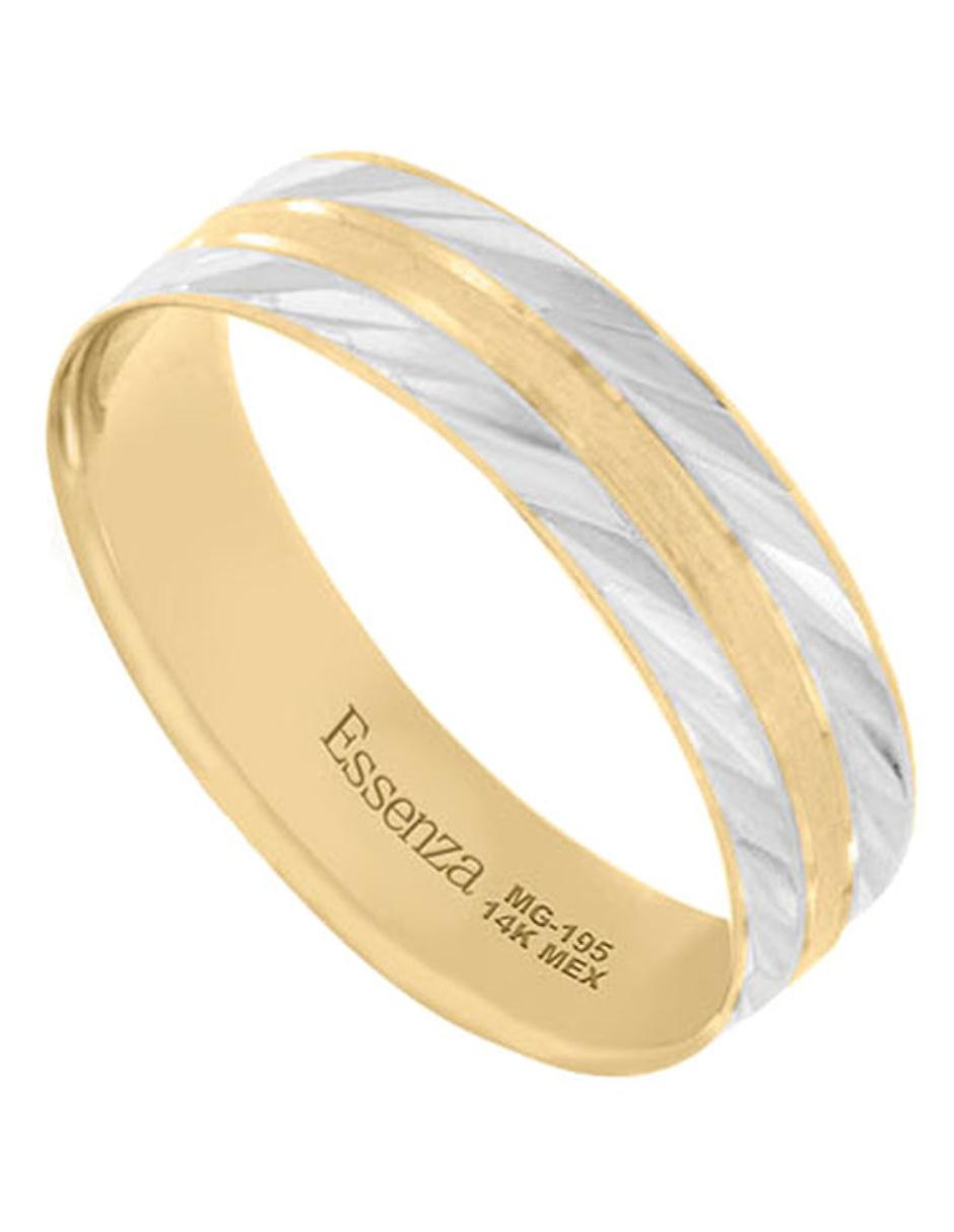 Argolla de oro 14 k Essenza Danae