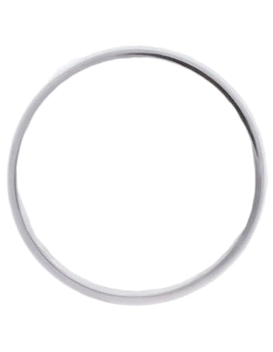 Argolla de oro blanco 14 k Essenza Rea diamante 7