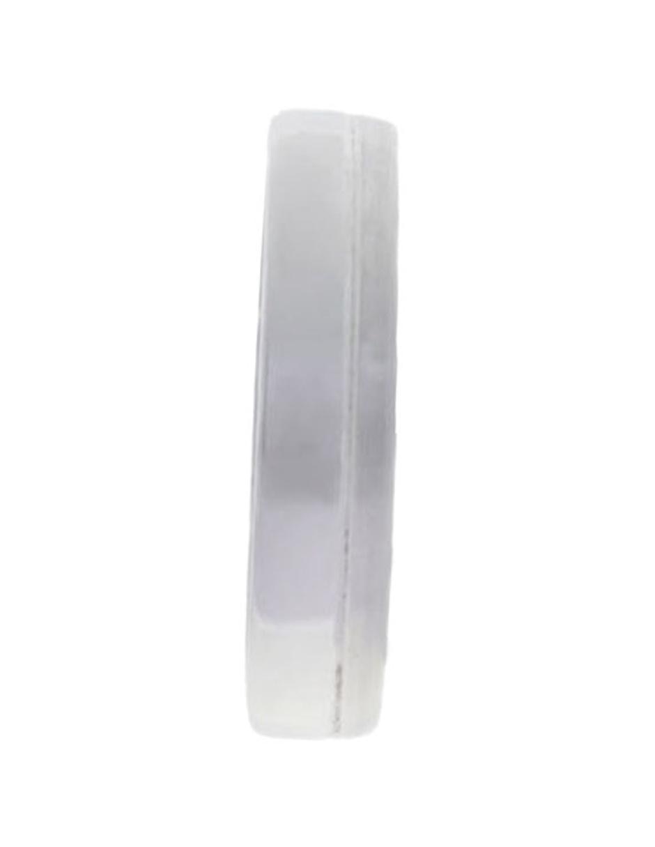 Argolla de oro blanco 14 k Essenza Rea diamante 8