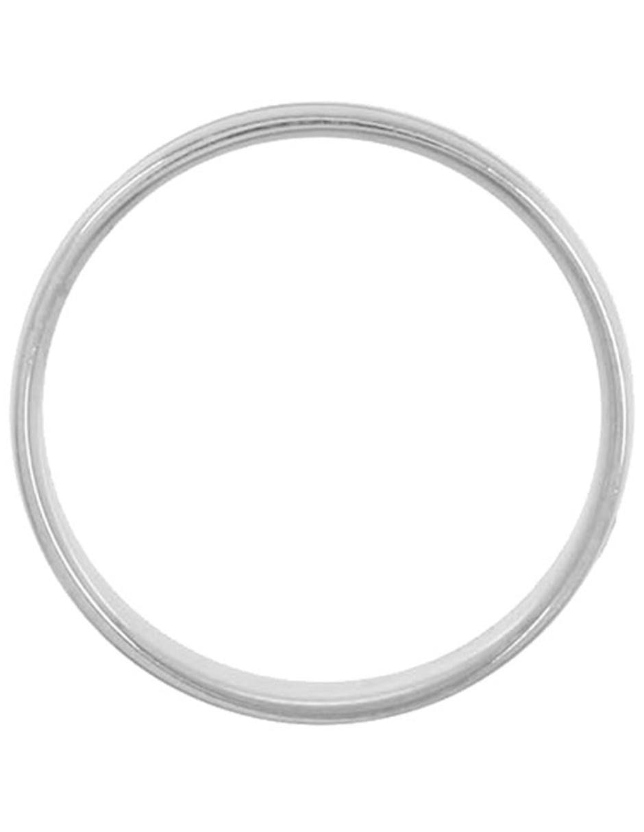 Argolla de oro blanco 14 k Essenza Georgina diamante 7