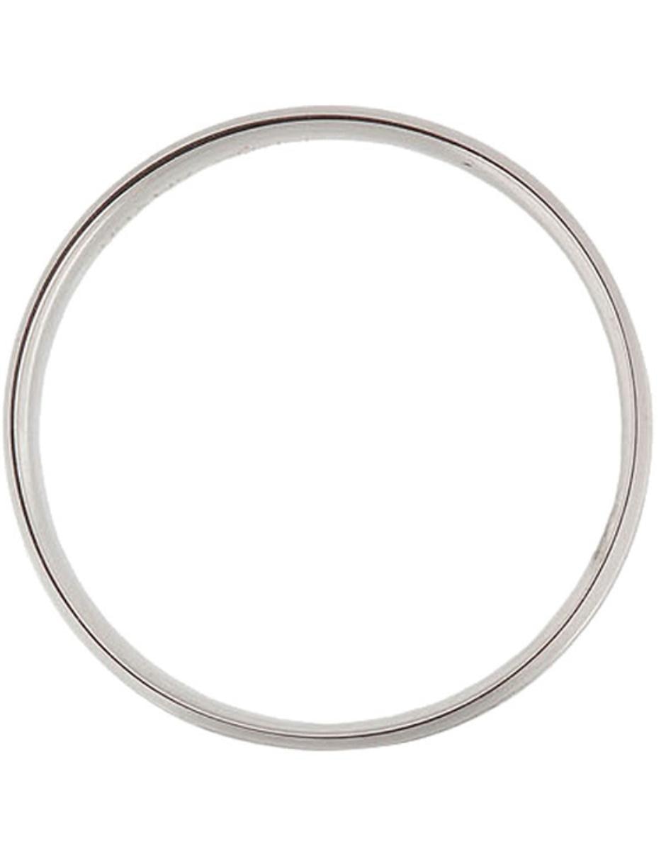 Argolla de oro blanco 14 k Essenza Georgina diamante