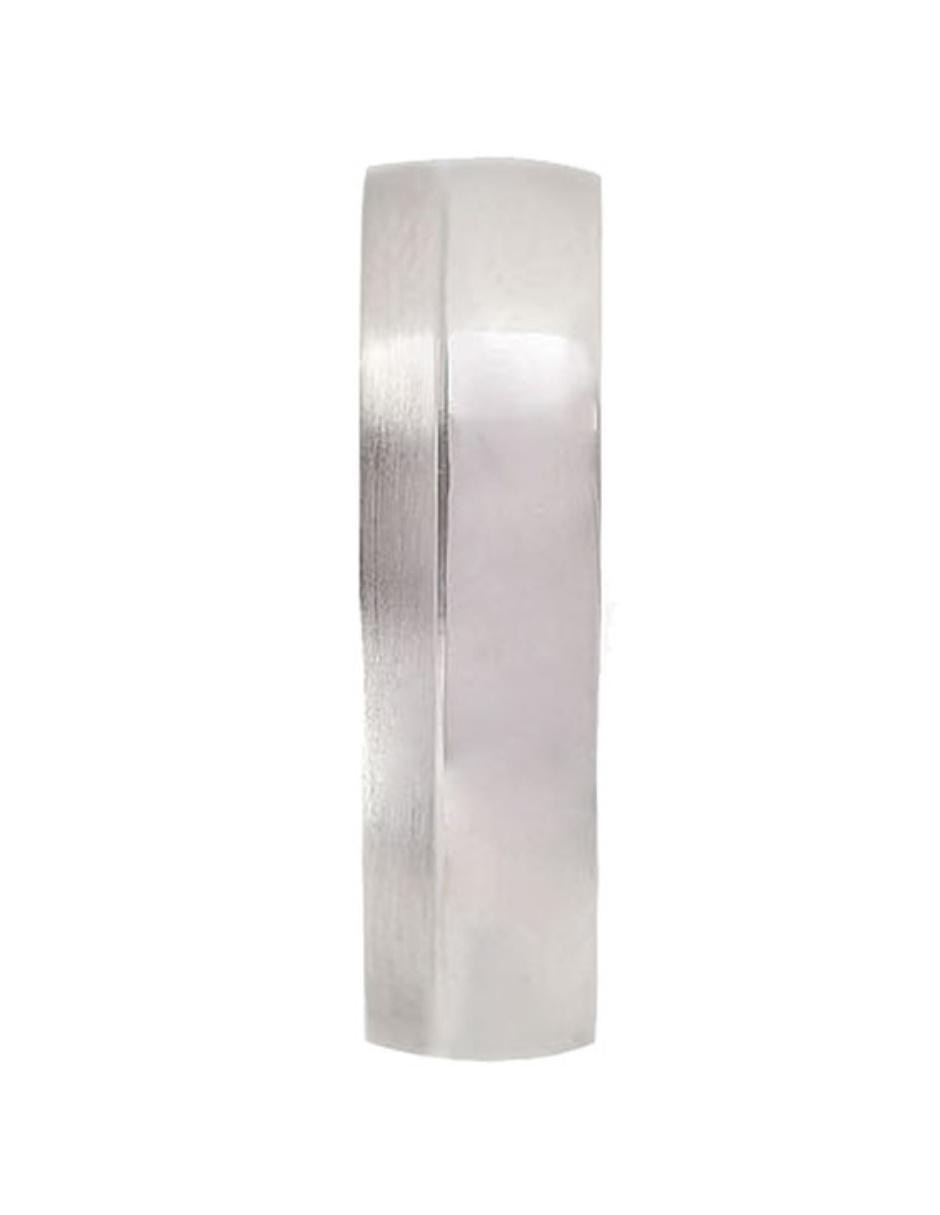 Argolla de oro blanco 14 k Essenza Georgina diamante