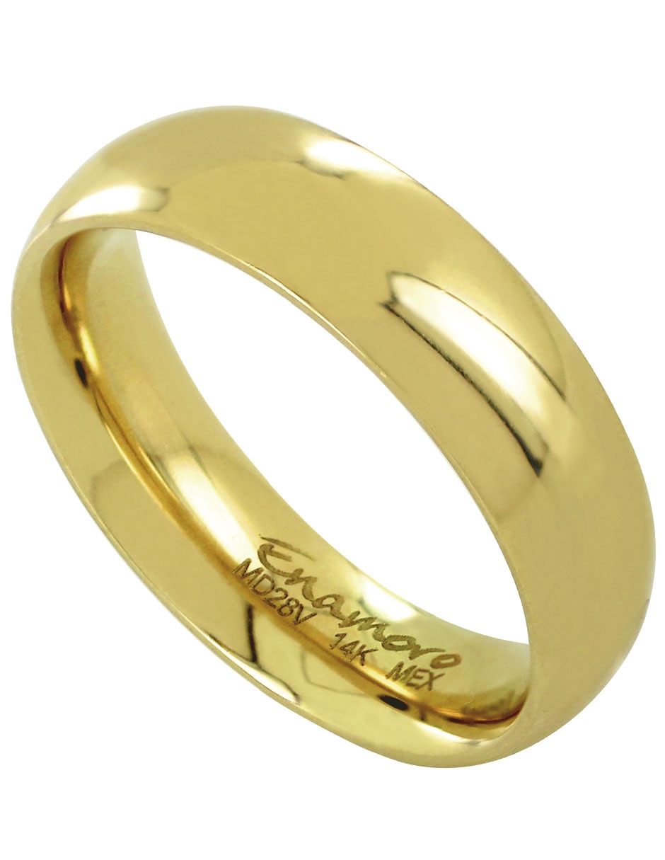 Argolla de oro 14 k D Cadena