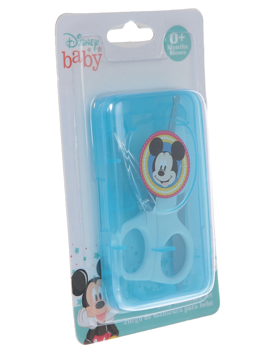 Set de manicure manual Mickey Mouse 4 piezas para niño