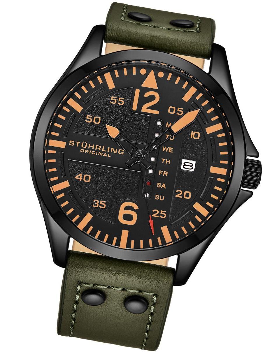 Reloj Stuhrling Aviator para hombre 3916.1