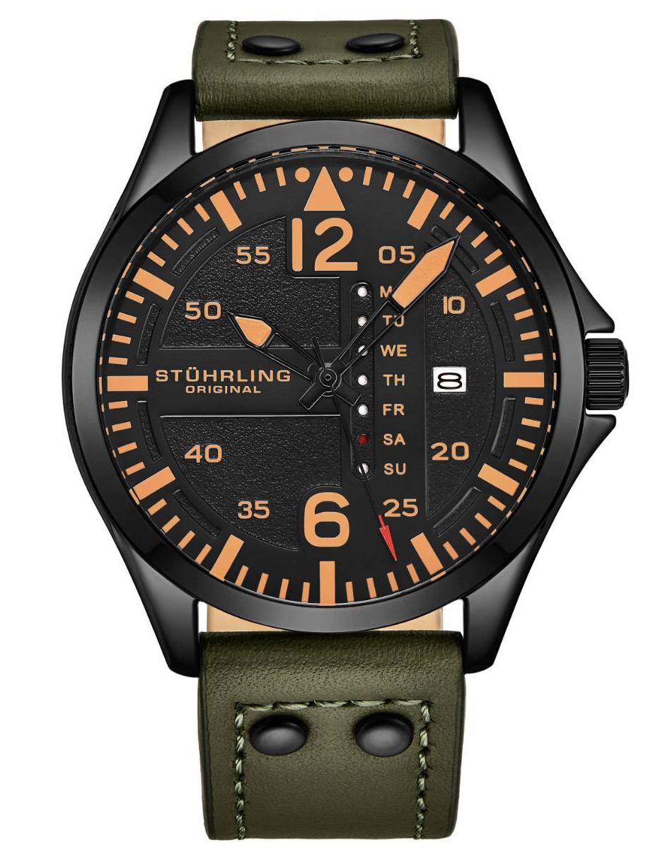 Reloj Stuhrling Aviator para hombre 3916.1