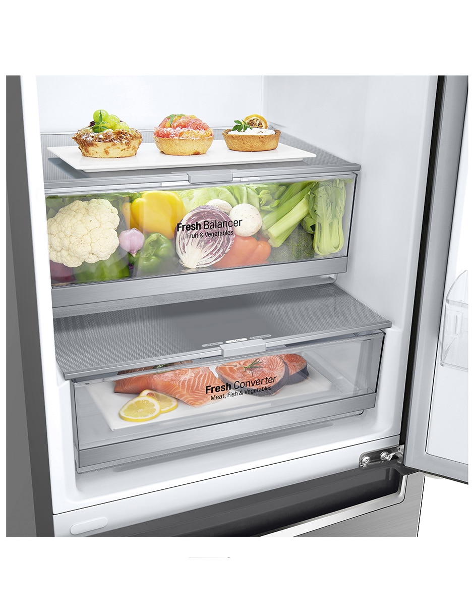 Refrigerador bottom mount LG 12 pies cúbicos inverter y no frost LB37SPP/GB37SPP
