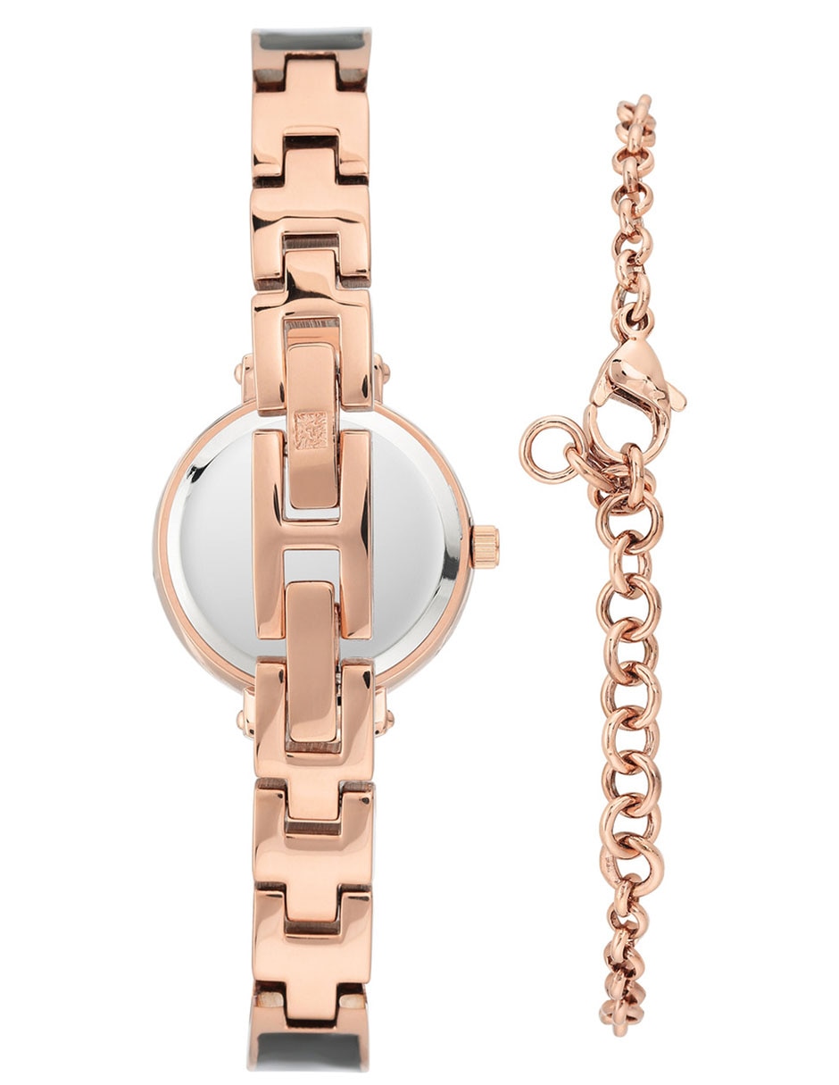 Reloj Black And Rose Gold Collection para mujer AK3620BKST
