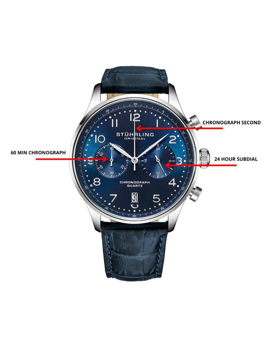 Reloj Stuhrling Monaco para hombre 4012.3