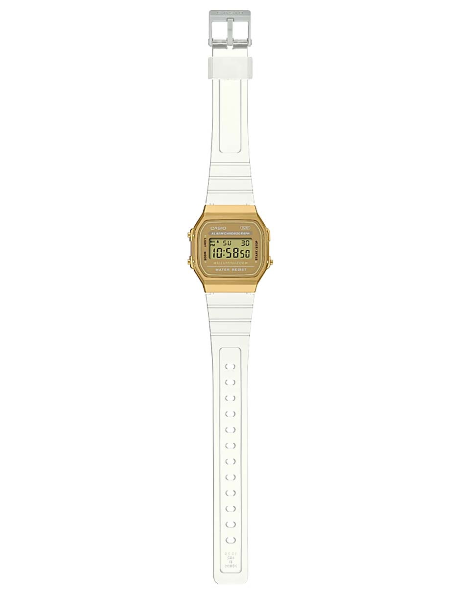 Reloj Vintage a168 unisex A168XESG-9AVT 3