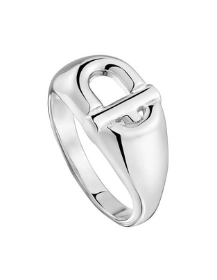 Anillo ovalado Tous Manifesto de plata brillante