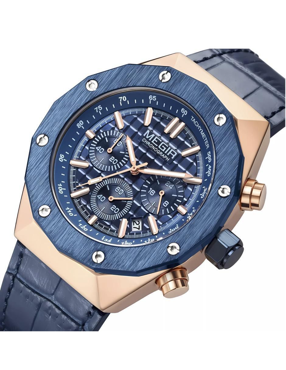 Reloj Megir para hombre Metal Azul