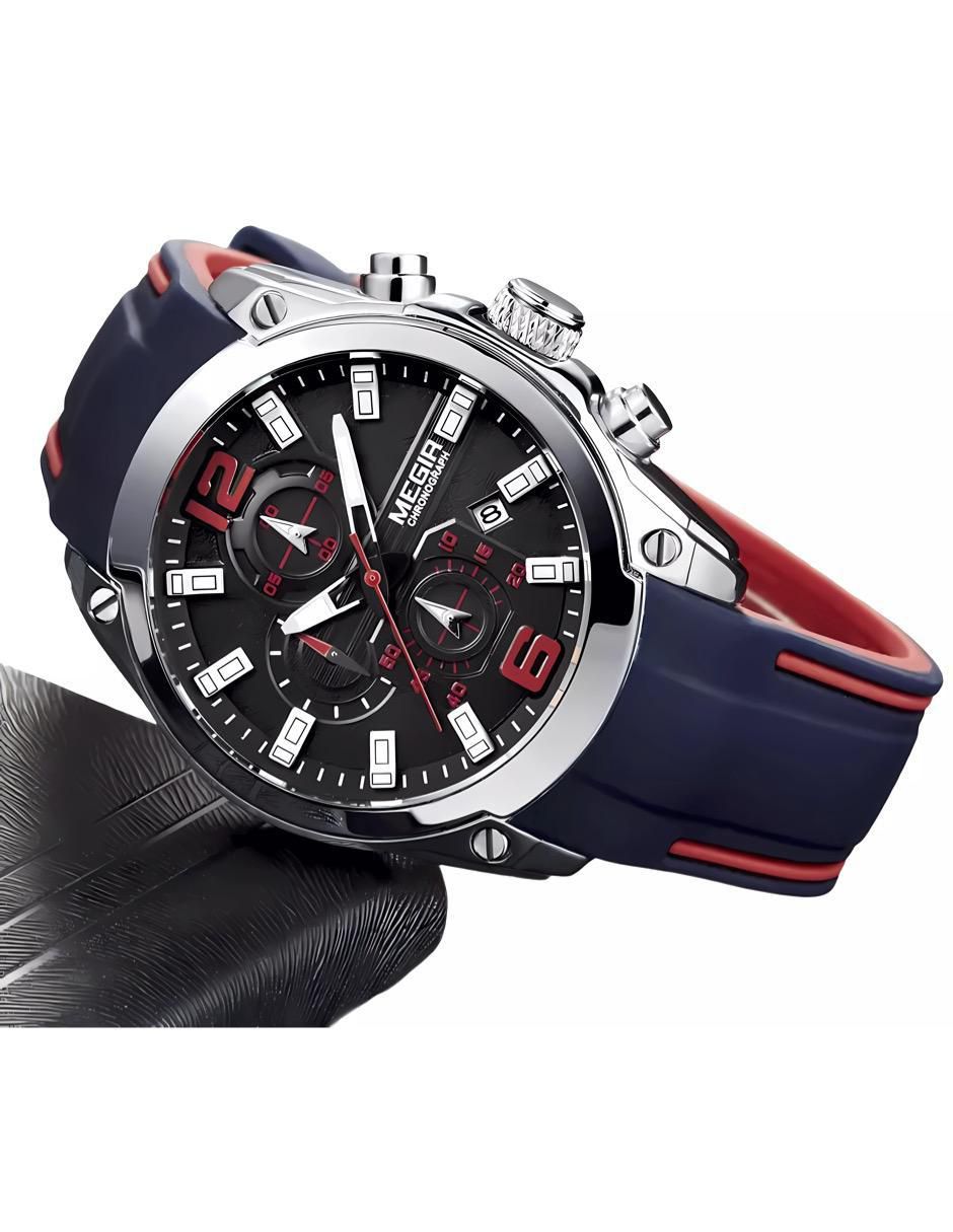 Reloj para hombre AZUL NARANJA CRONO