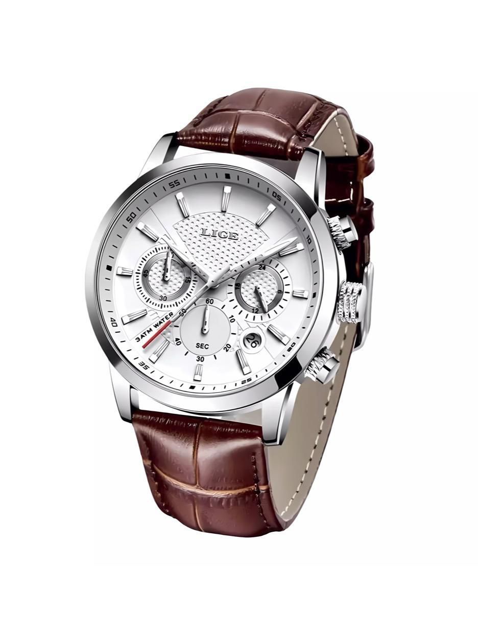 Reloj para hombre CRONO BLANCO CAFE 5
