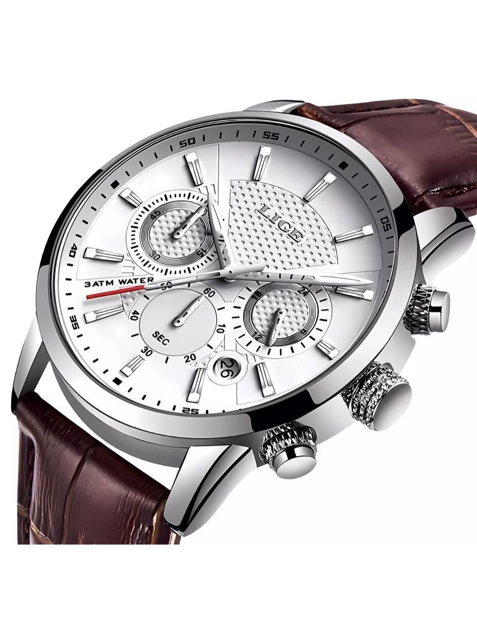 Reloj para hombre CRONO BLANCO CAFE