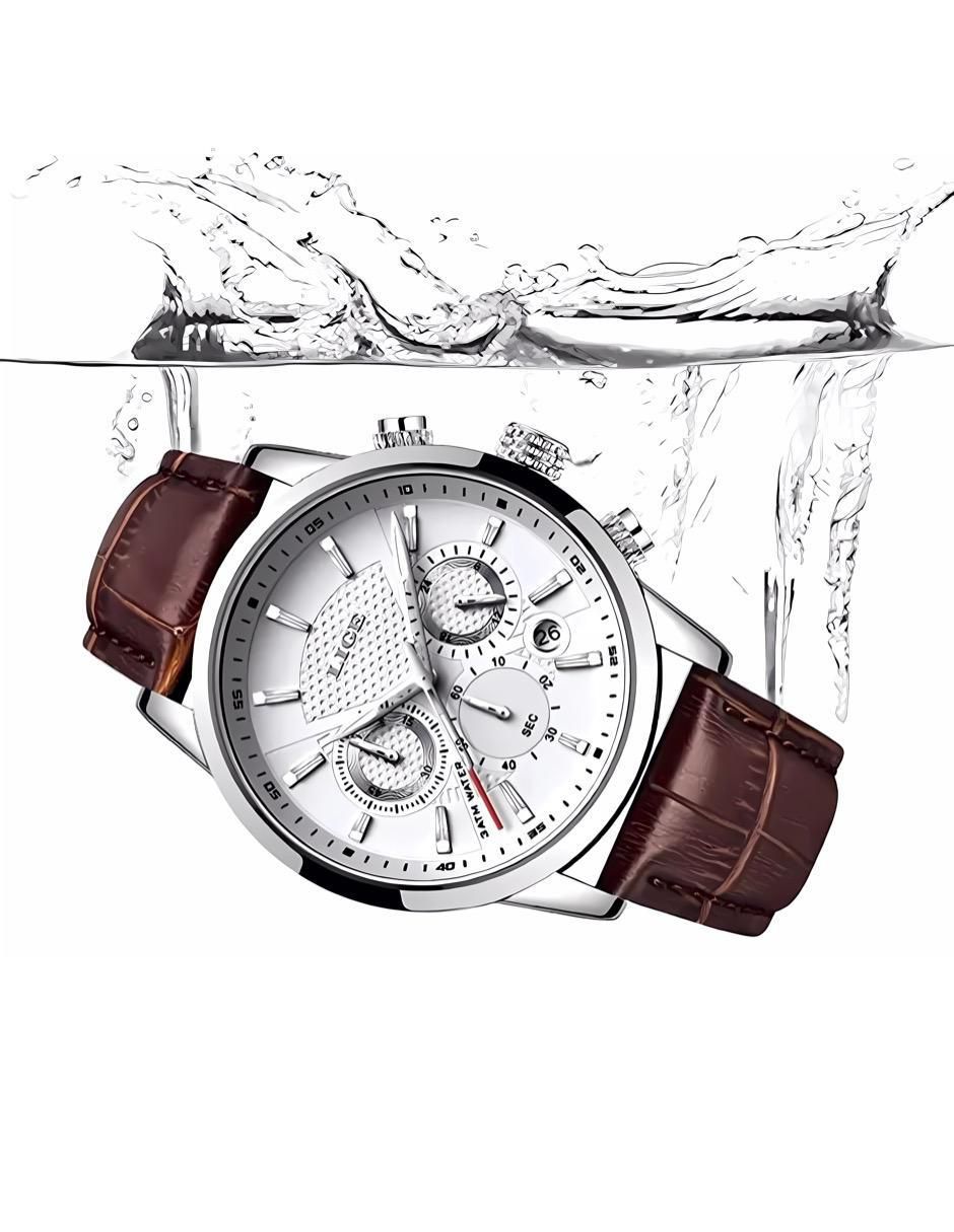 Reloj para hombre CRONO BLANCO CAFE