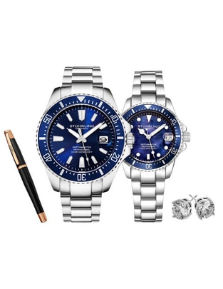 Reloj Stuhrling Depthmaster unisex Set 3950A.2 / 3950L.2