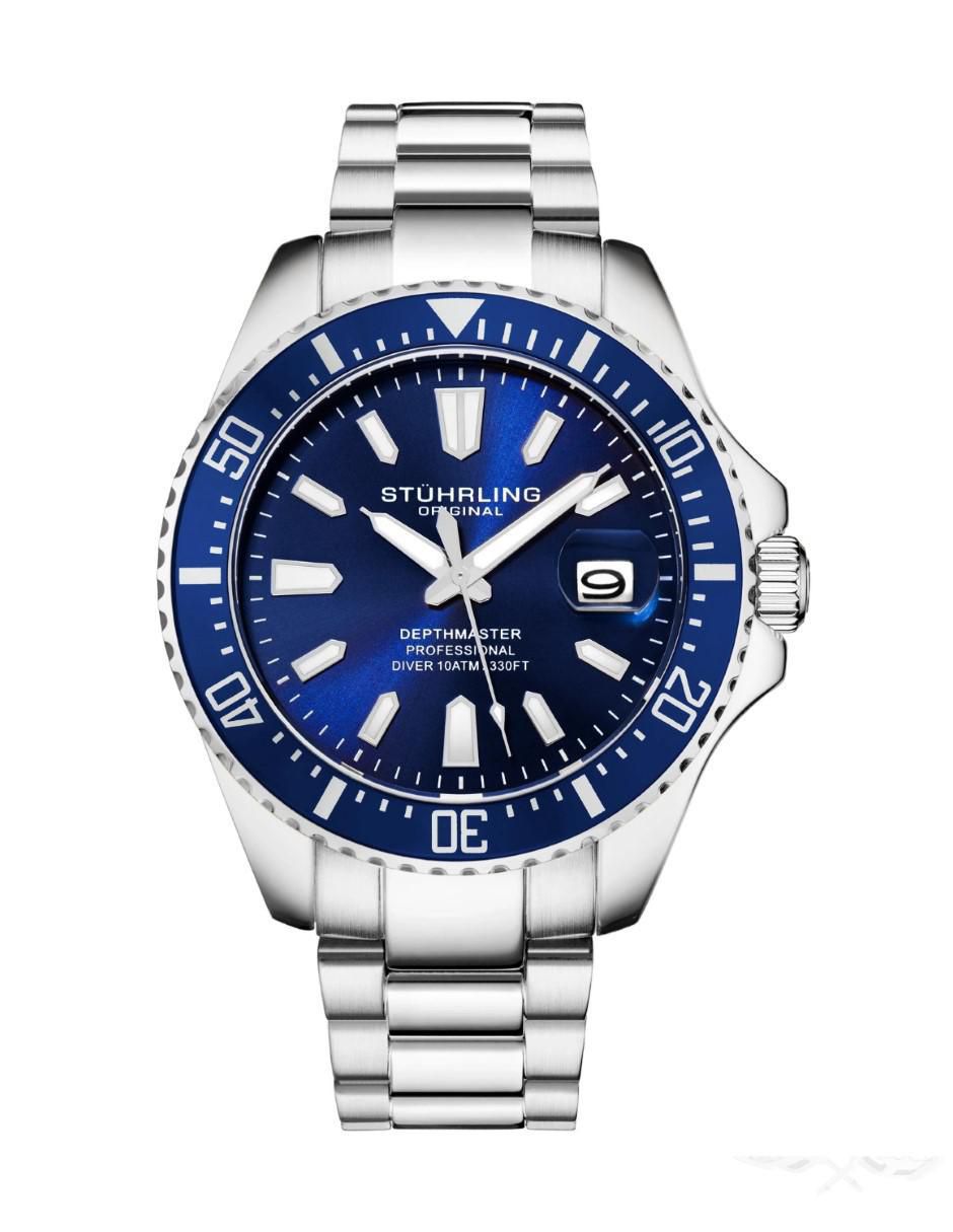 Reloj Stuhrling Depthmaster unisex Set 3950A.2 / 3950L.2