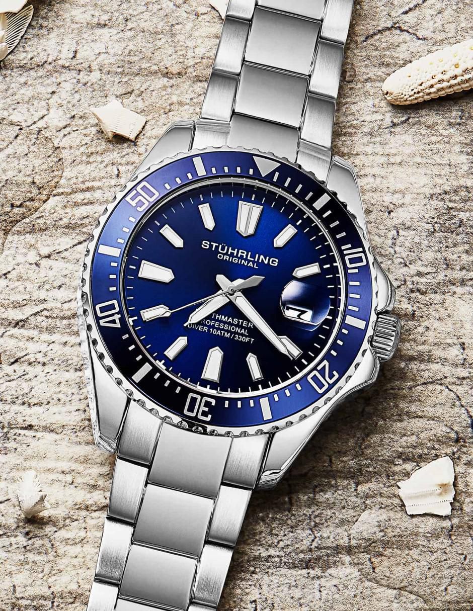 Reloj Stuhrling Depthmaster unisex Set 3950A.2 / 3950L.2