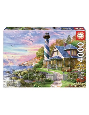 Rompecabezas faro en Rock Bay Educa Puzzle 4000 piezas 1