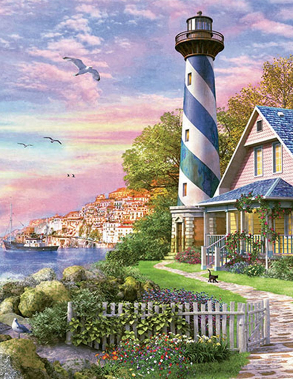 Rompecabezas faro en Rock Bay Educa Puzzle 4000 piezas 3