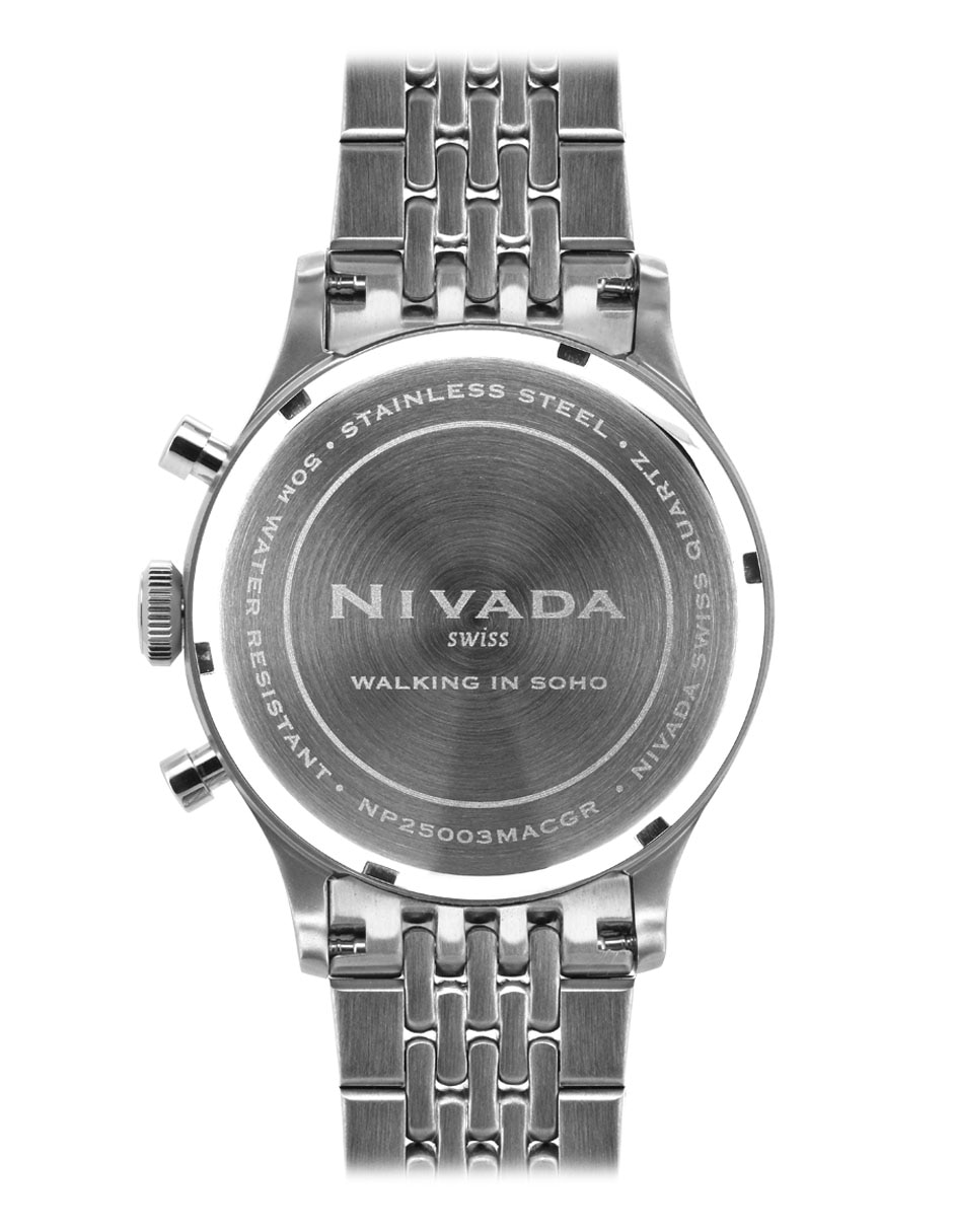 Reloj Walking In Soho para unisex NP25003MACGR 3