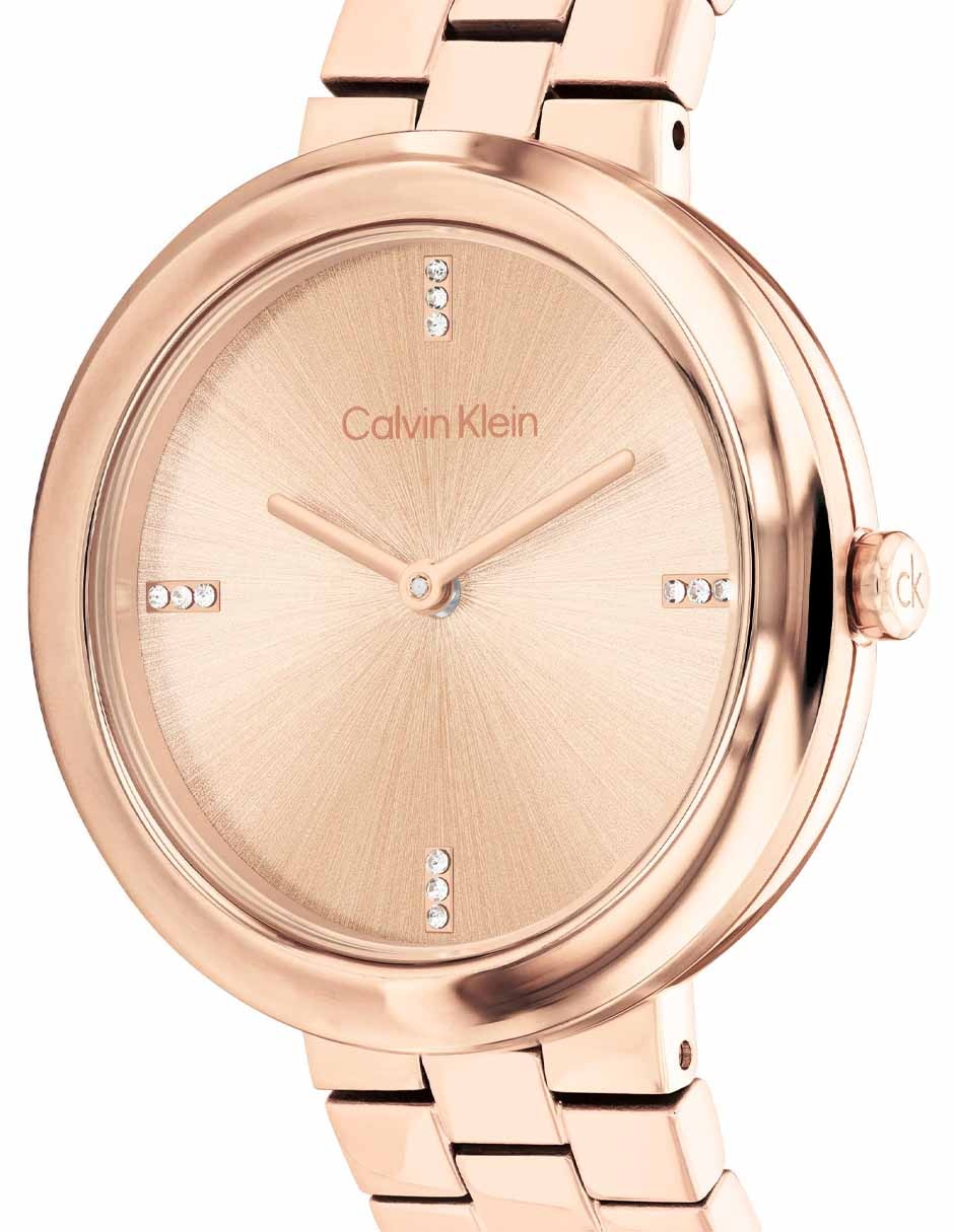 Reloj Calvin Klein Twisted Bezel para mujer 25100095