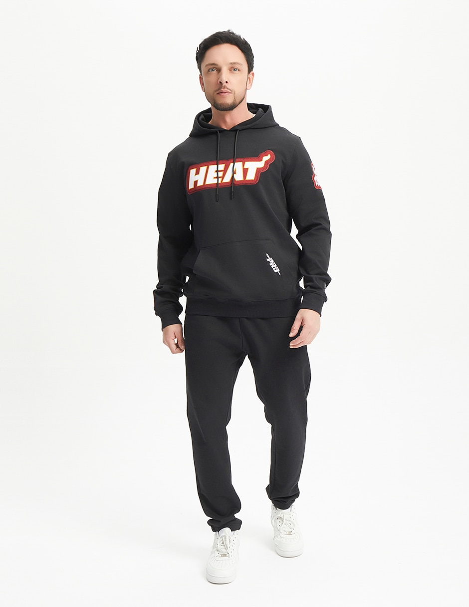 Sudadera Pro Standard con capucha y bolsa Miami Heats para hombre