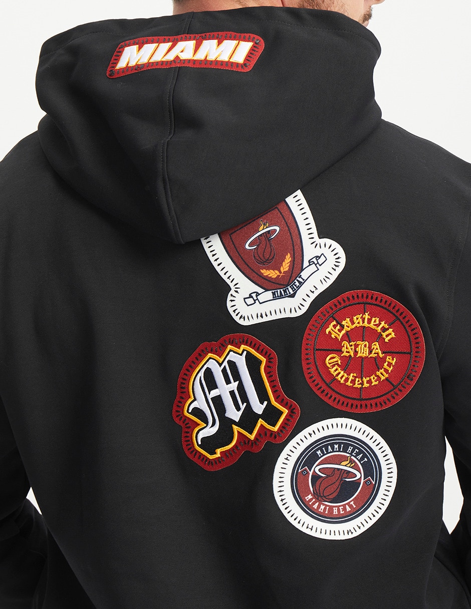 Sudadera Pro Standard con capucha y bolsa Miami Heats para hombre