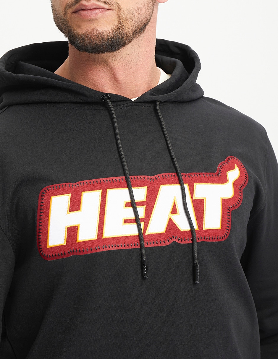 Sudadera Pro Standard con capucha y bolsa Miami Heats para hombre