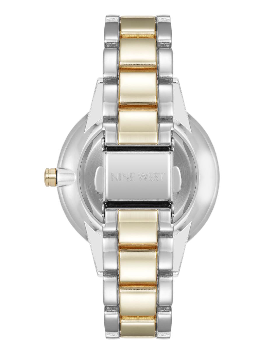Reloj Nine West Two Tone Collection para mujer NW2099FLTT