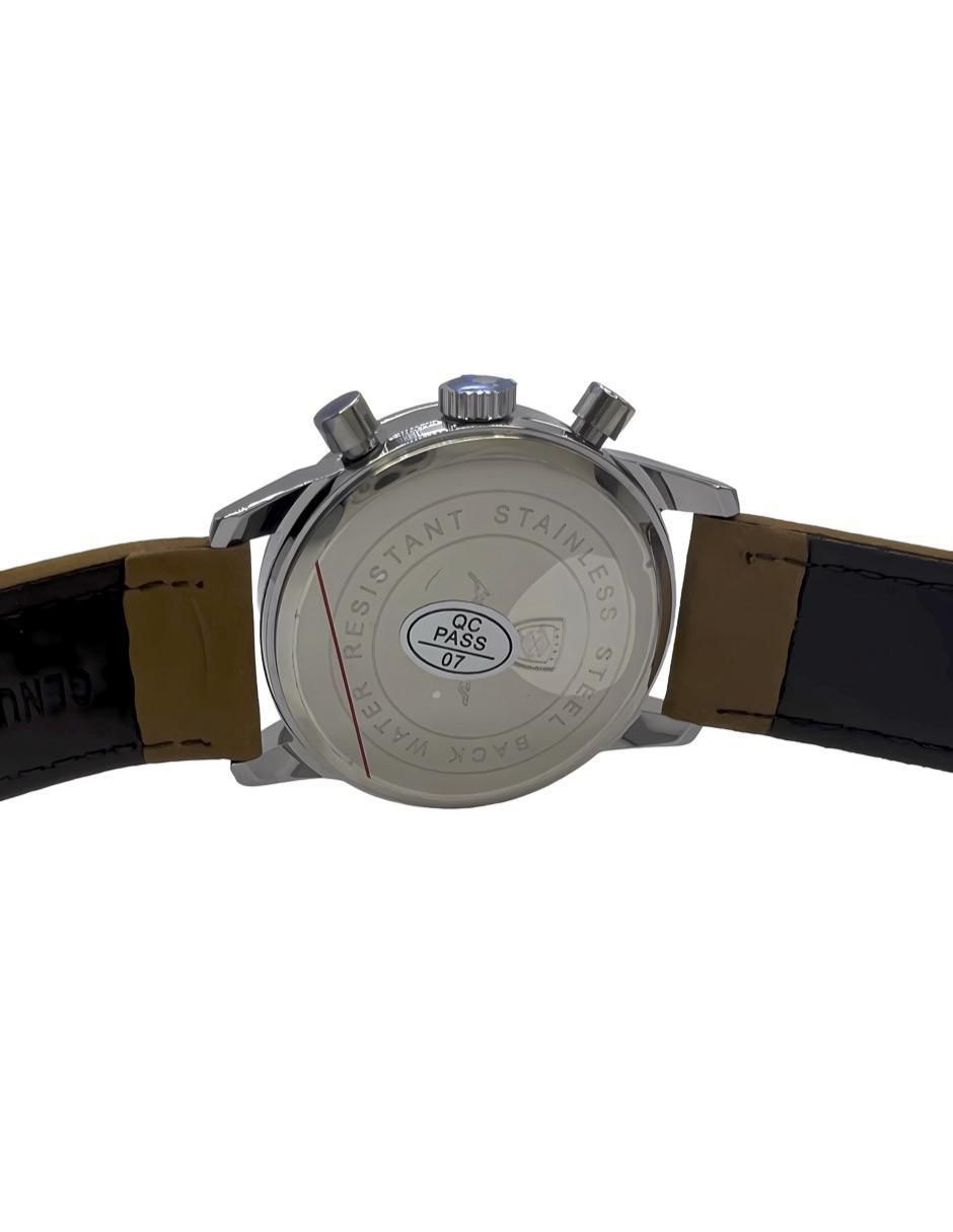 Reloj para hombre Piel cacatula Negra