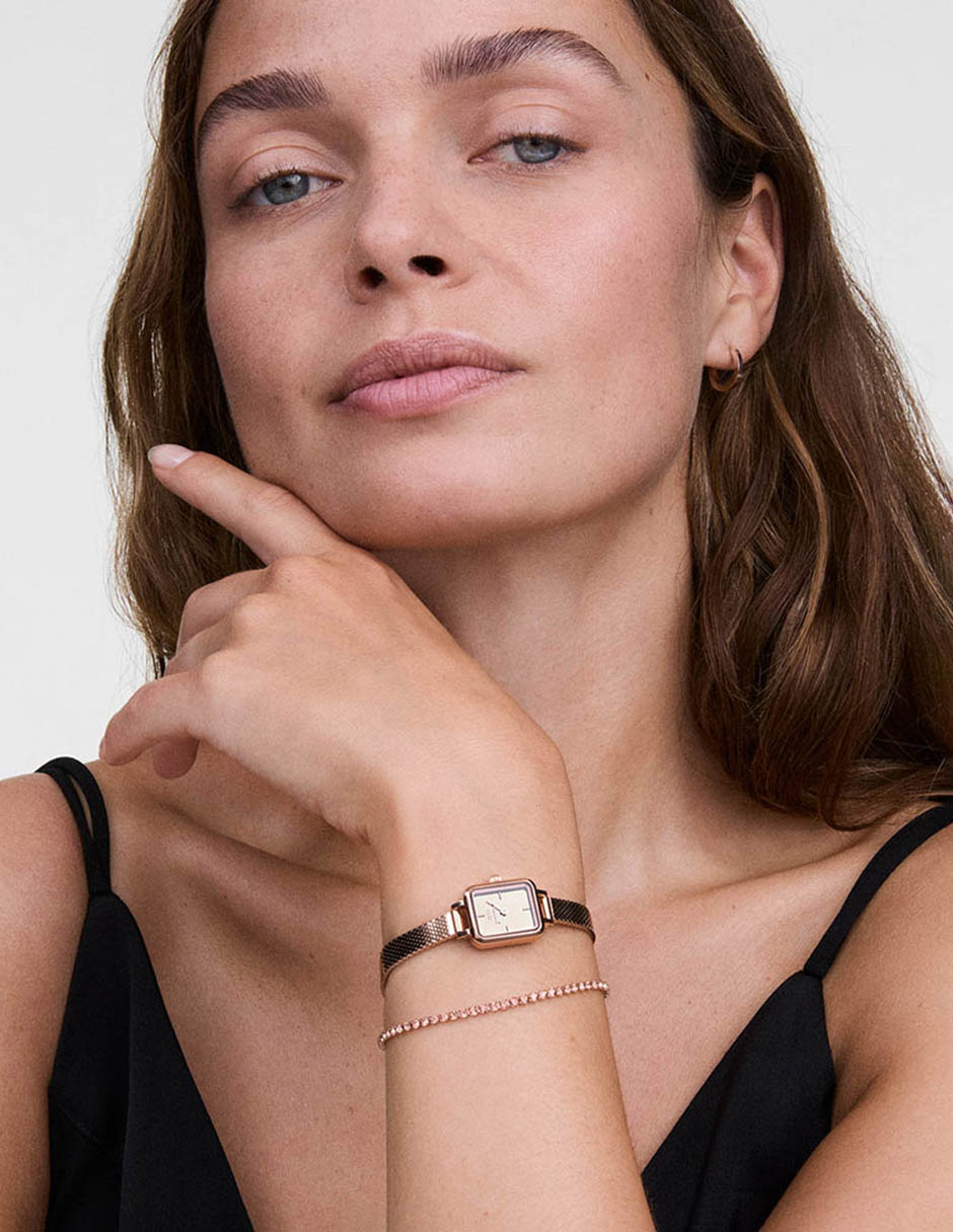 Reloj Daniel Wellington Quadro Mini para mujer DW00100799 6