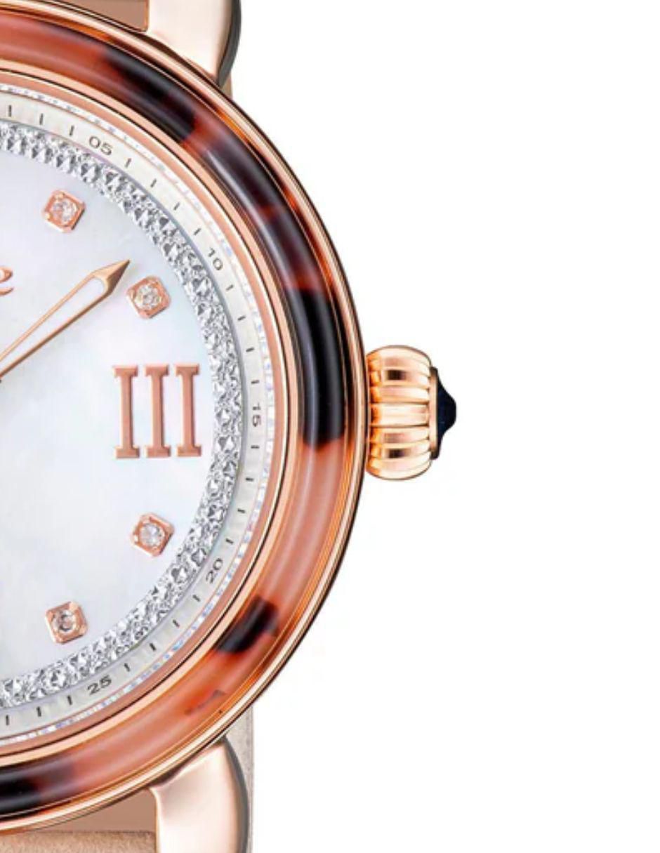 Reloj Suizo para mujer Marsala Tortoise