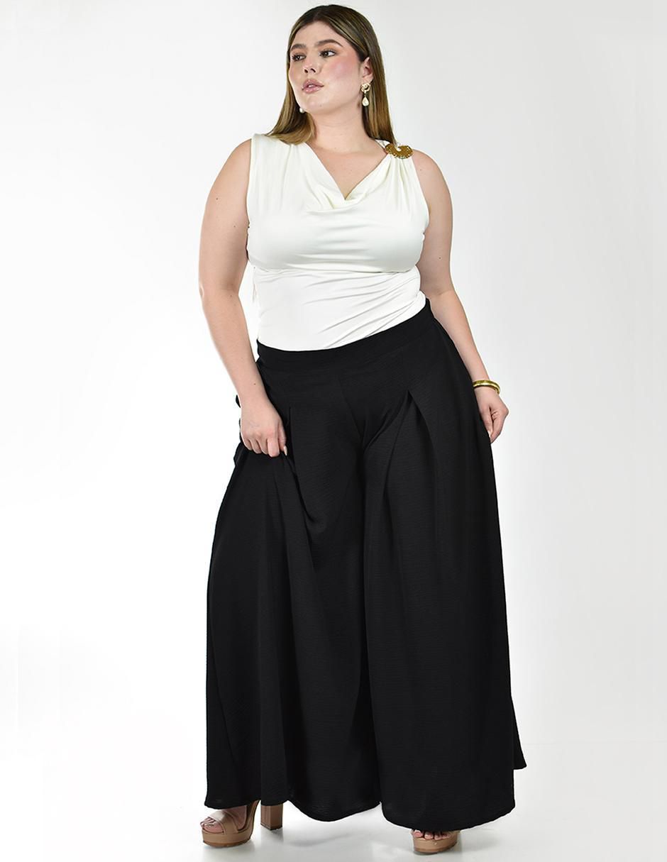 Pantalón de vestir amplio para mujer