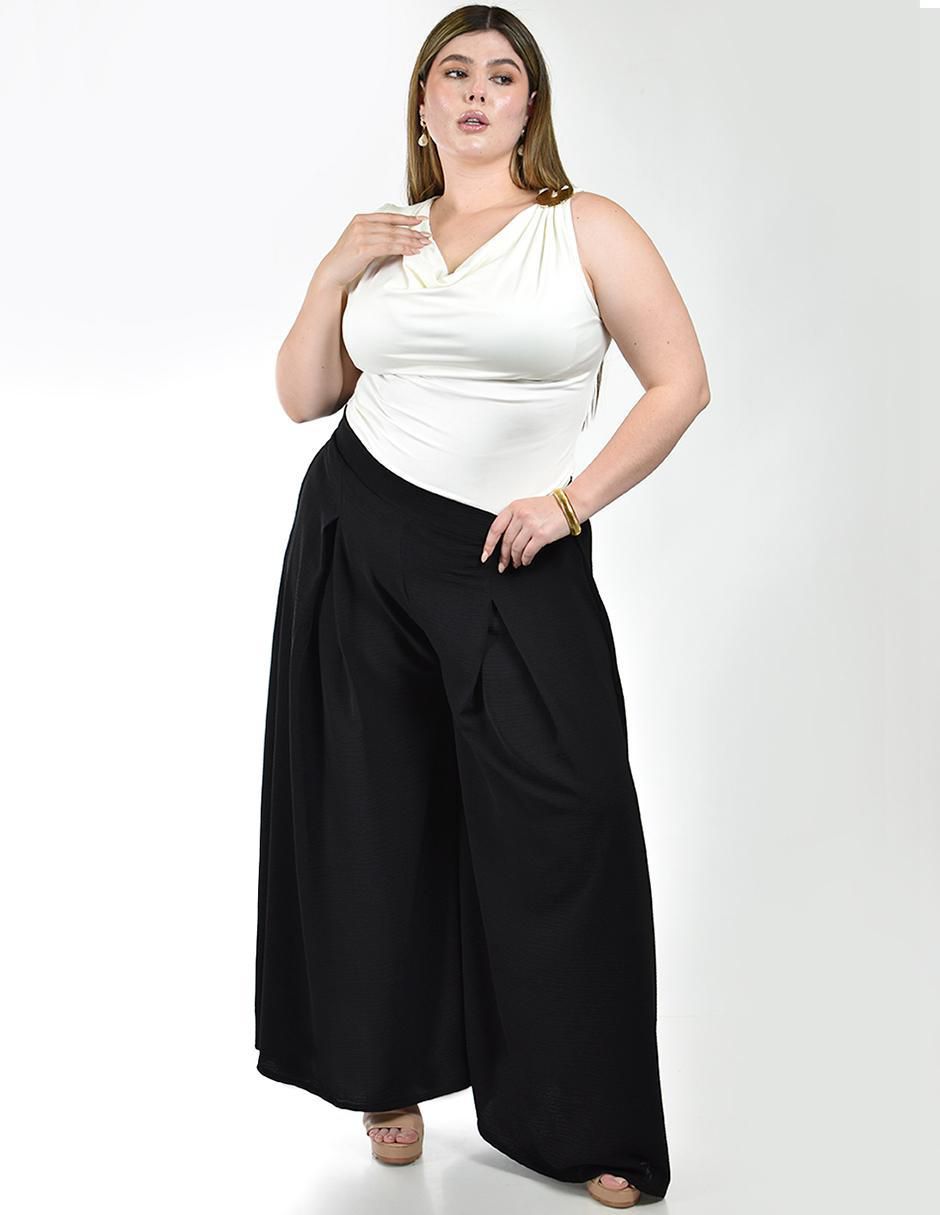 Pantalón de vestir amplio para mujer