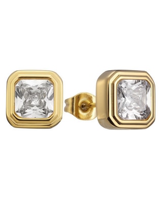 Broqueles cuadrados Brilliance con acabado pulido cristal