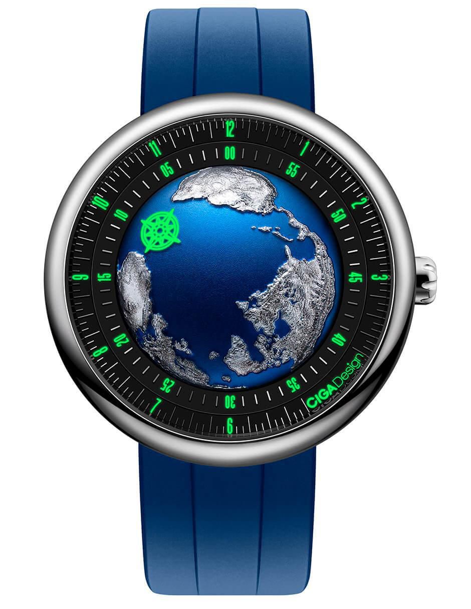 Reloj Blue Planet II Atlantic para hombre U039-SU01-W6U 9