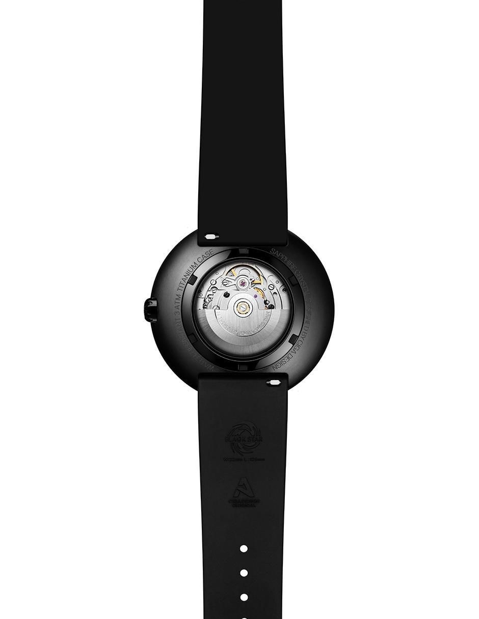Reloj Blue Planet Ii Black Star Edition para hombre U035-BB01-W6B
