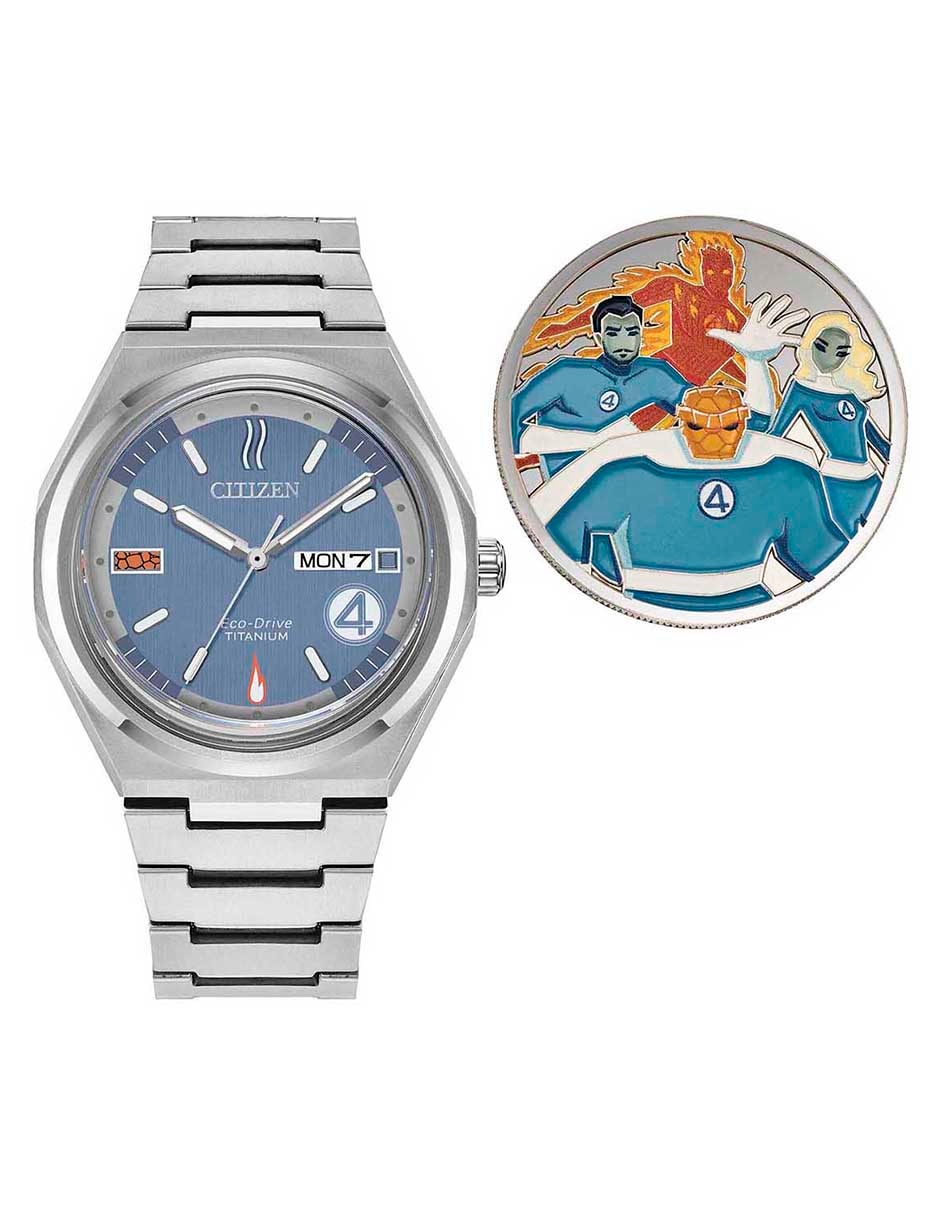 Kit de reloj Marvel 4 Fantasticos para hombre 62028 Kit de reloj Marvel 4 Fantasticos para hombre 62028