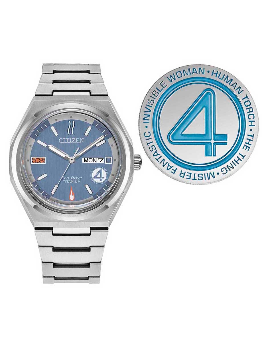 Kit de reloj Marvel 4 Fantasticos para hombre 62028