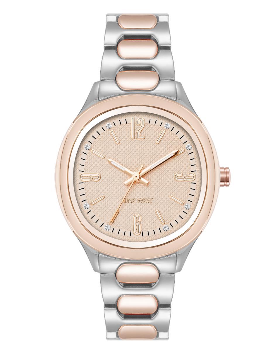 Reloj Nine West Two Tone Collection para mujer NW3331RGRT