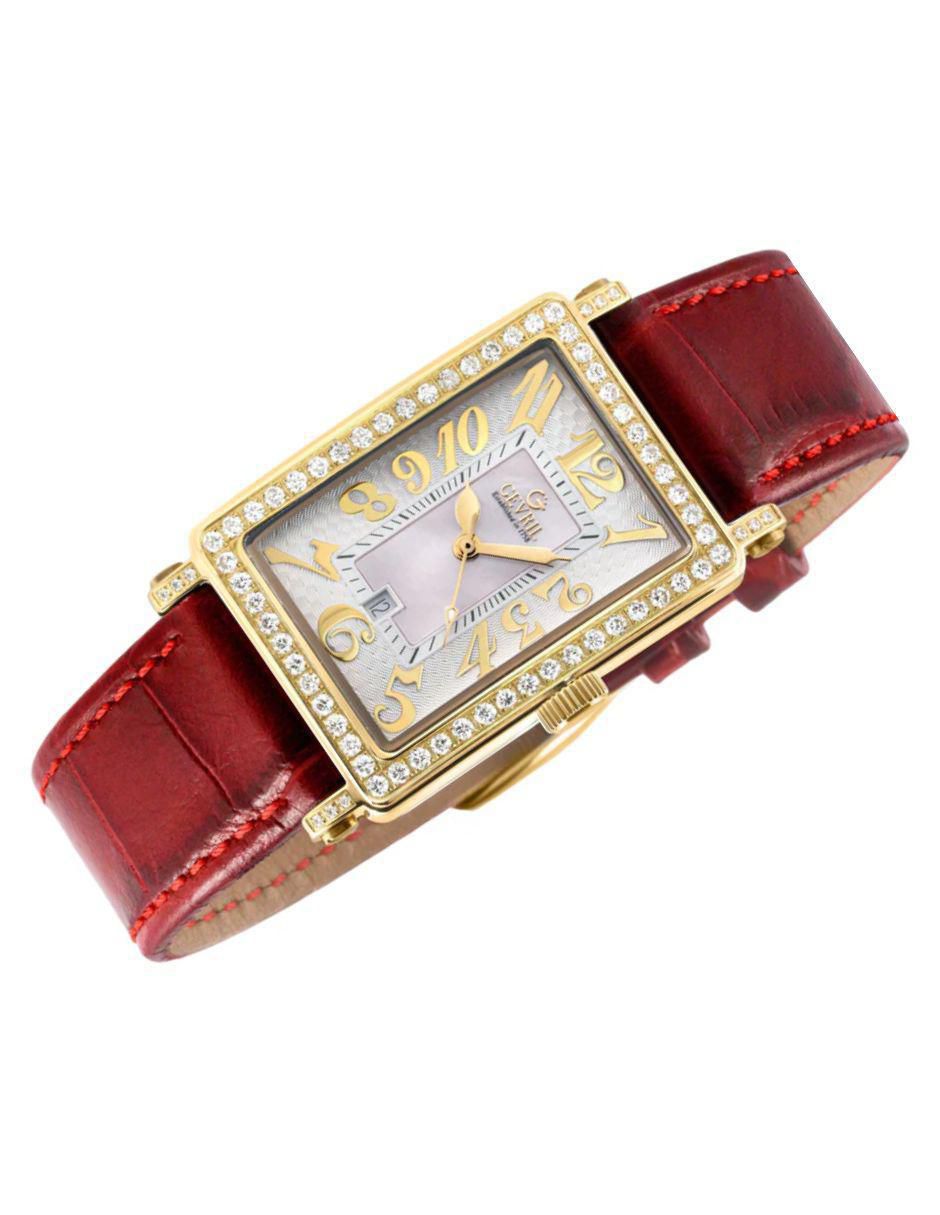 Reloj Avenue Of Americas Mini Diamond para mujer 7449YL 2