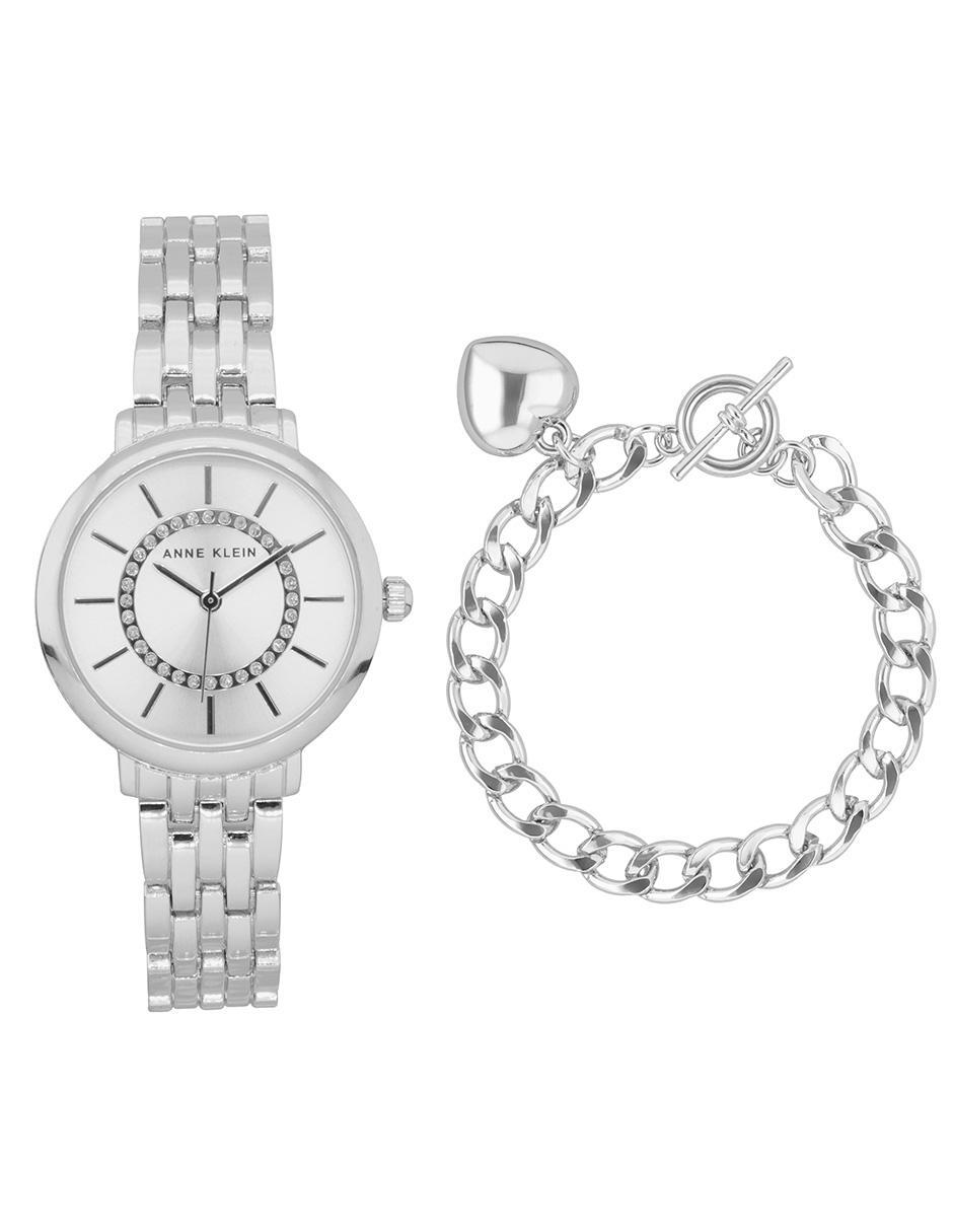 Box Set Anne Klein Silver Collection para mujer Ak5307Svsvst