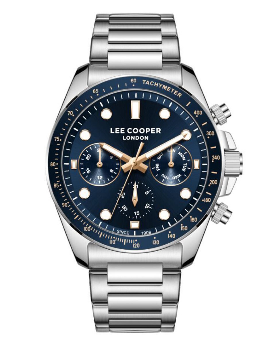 Reloj Lee Cooper Silver Collection para hombre Lc08215.360