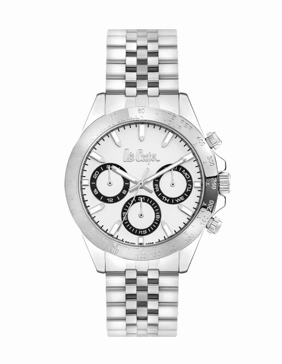 Reloj lee cooper silver collection para hombre lc07963.330