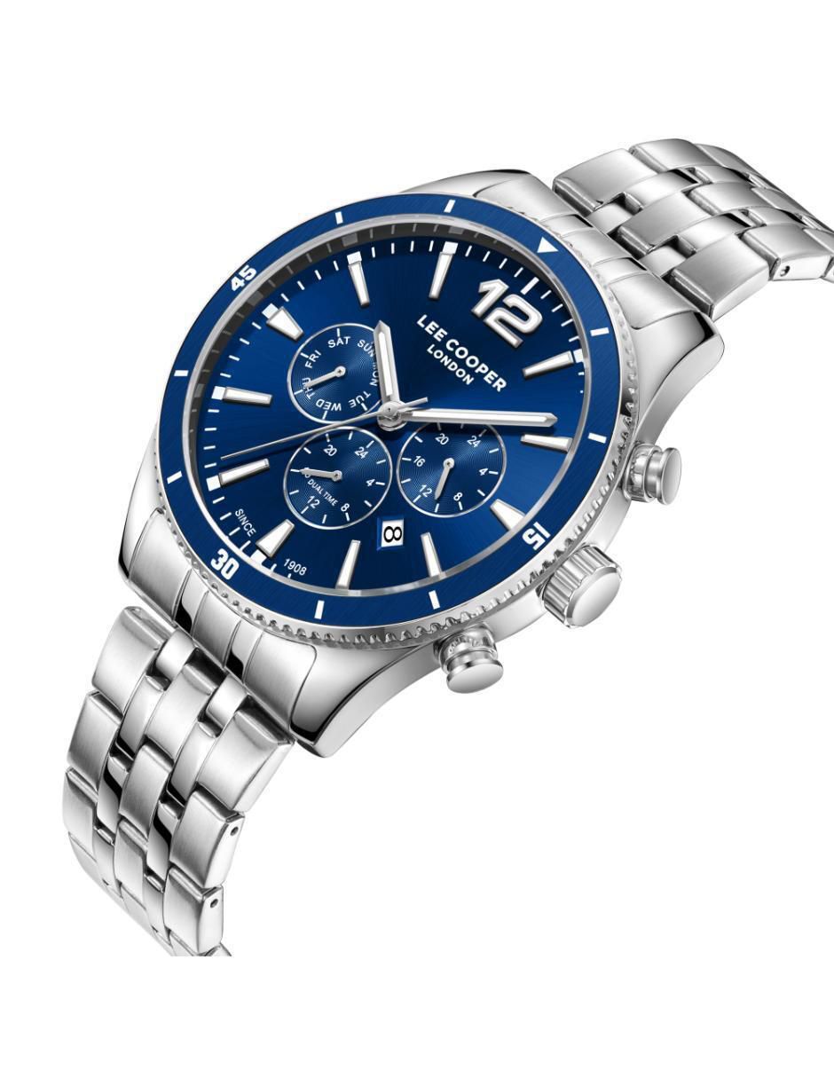Reloj lee cooper silver collection para hombre lc07641.390