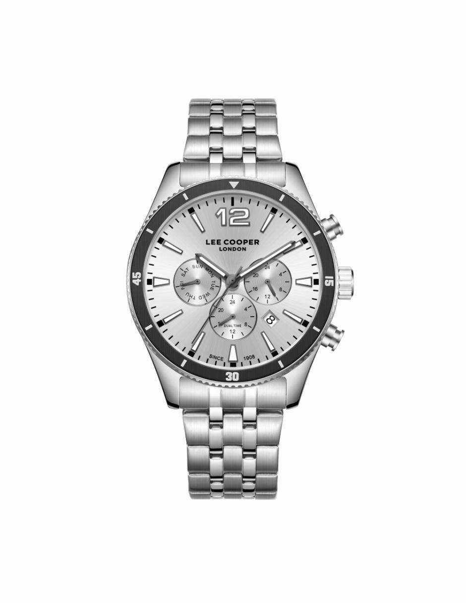 Reloj lee cooper silver collection para hombre lc07641.330