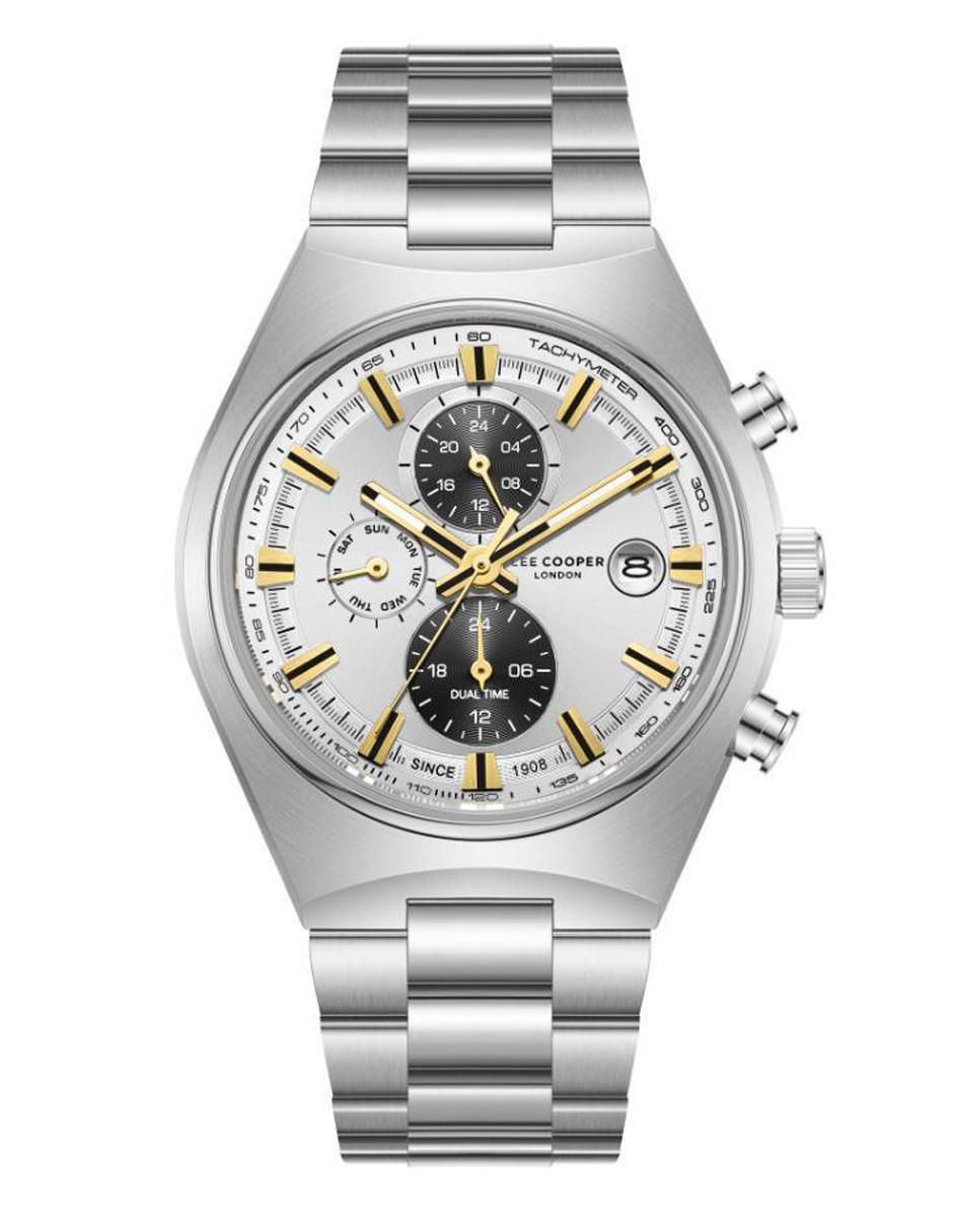 Reloj Lee Cooper Silver Collection para hombre Lc08214.330
